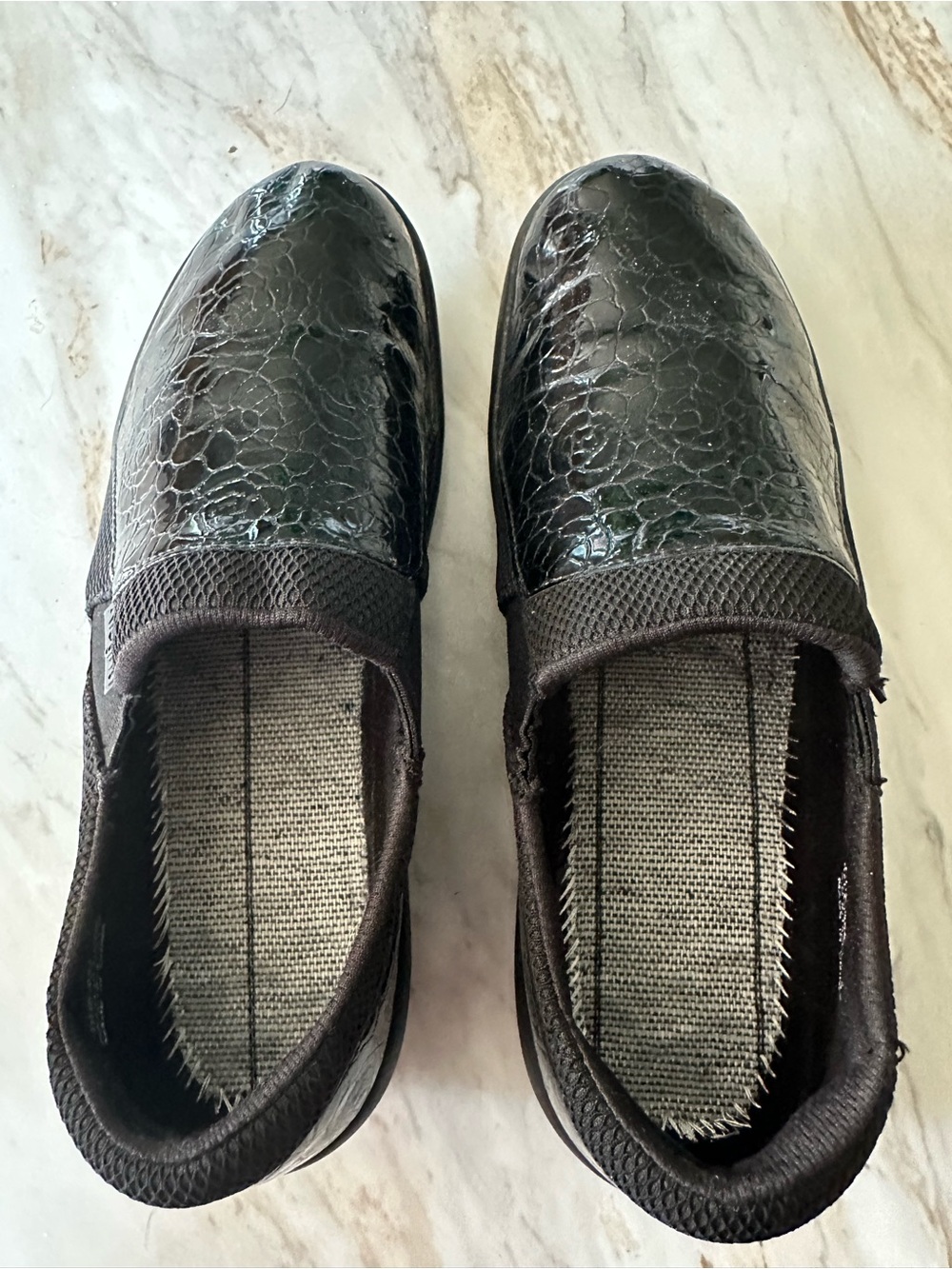 Alegria Women's Slip-On Flats in Black size 37